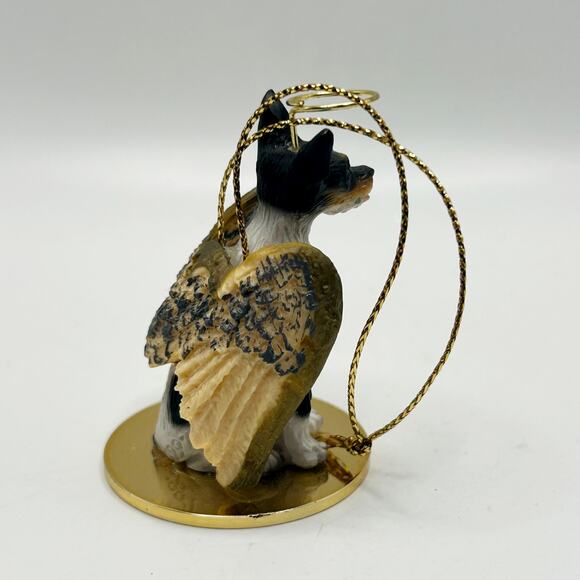 Rat Terrier Dog Christmas Ornament Angel Figurine Hand Painted Convo Concepts - Picture 4 of 5